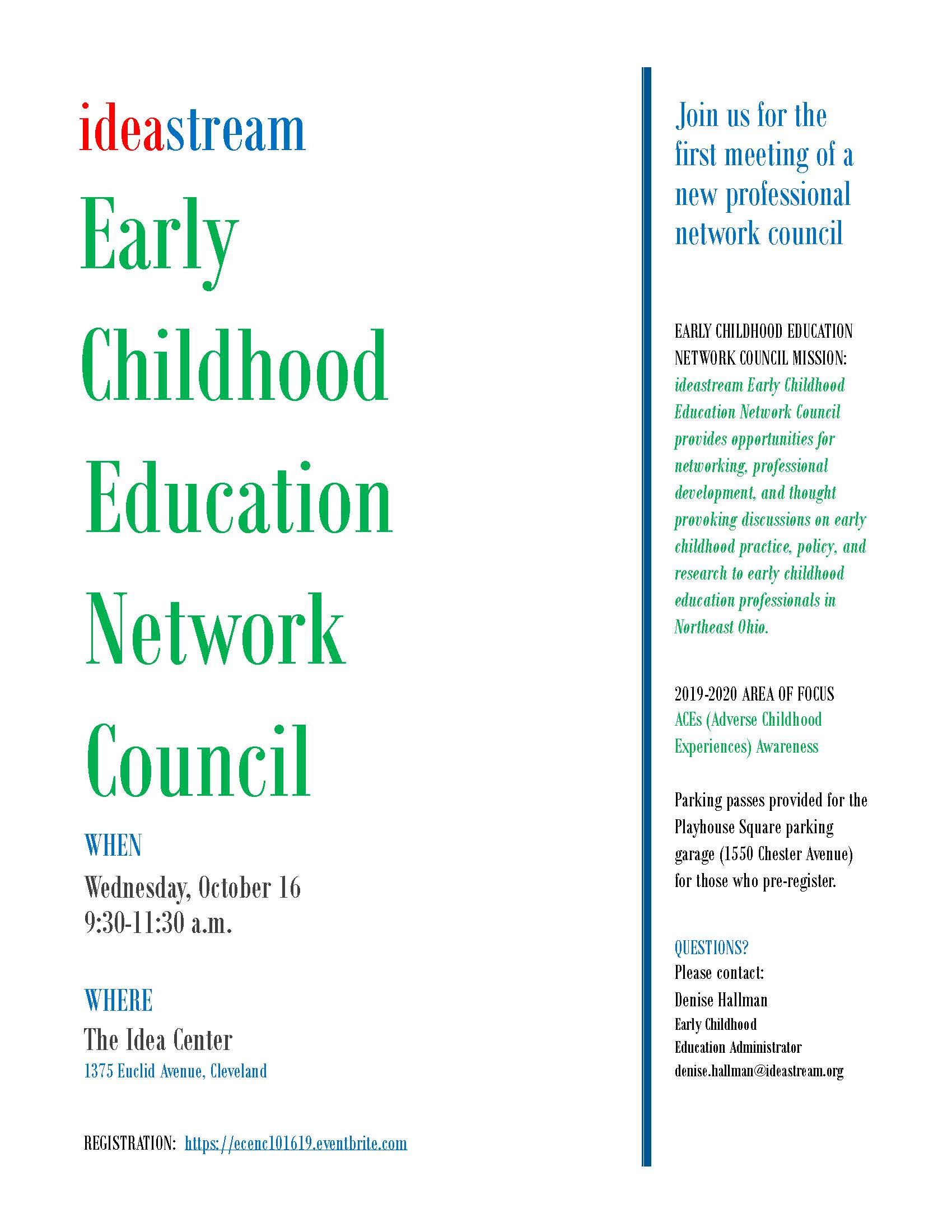 Early Childhood Education Network Council
