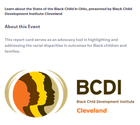 State of the Black Child Ohio Report Card